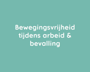 Bewegingsvrijheid tijdens arbeid en bevalling Bewegingsvrijheid tijdens arbeid en bevalling